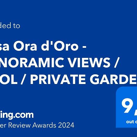 트레콴다 Casa Ora D'Oro - Panoramic Views / Pool / Private Garden 빌라 외부 사진